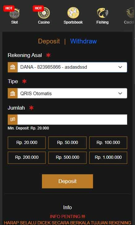 cara deposit RTP Slot Online Dan Gacor App Pop